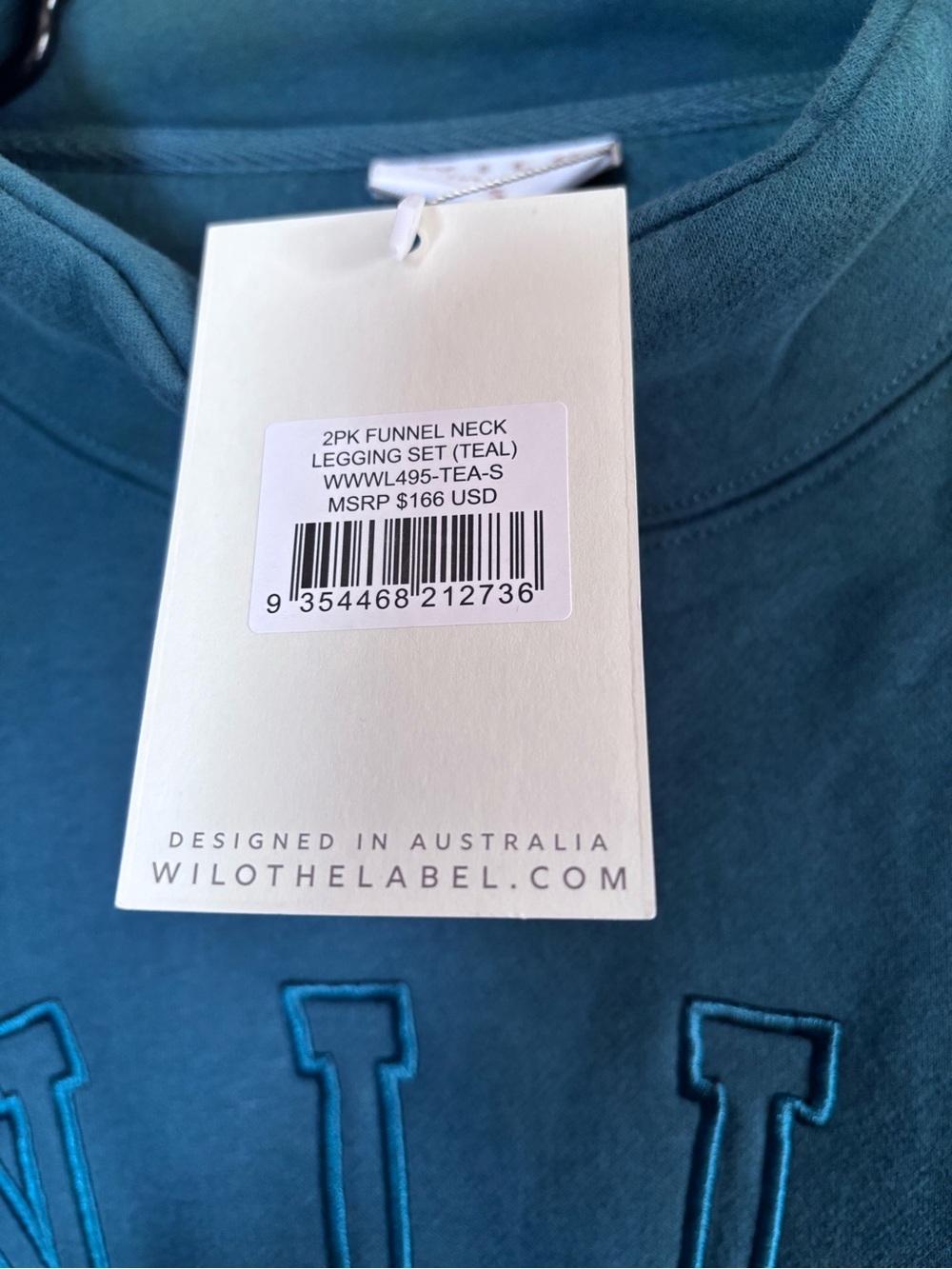 Wilo the Label Funnel Neck & Leggings Set $166 retail NWT - Picture 5 of 9